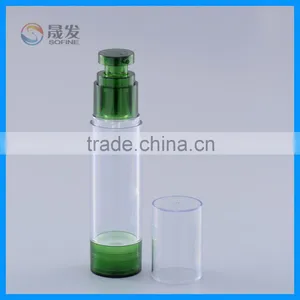 Clear Cosmetic Airless Pump Bottle thumbnail-3