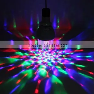 LED Crystal Rotating Bulb Lamp / Christmas Party Stage Light / Led Mini Light Bulb Lamp thumbnail-6