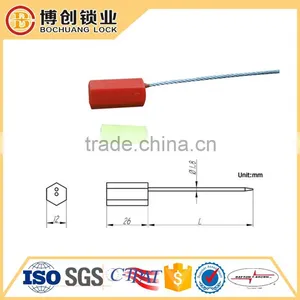 Metal Lock Head Gavanized Wire Cable Seal With 1.8mm Diameter thumbnail-1