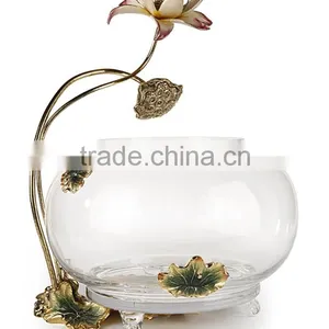 RORO Enamel Crystal Glass Fish Tank Home Decoration Household Craft Display thumbnail-1