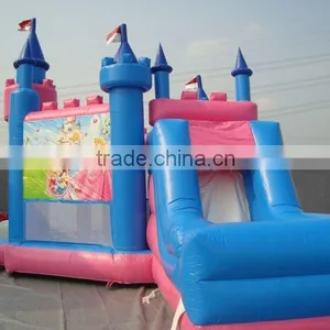 PVC Material Inflatable Castle Bouncey With Water thumbnail-4