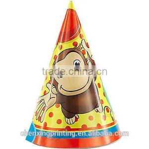 Curious George Party Hats thumbnail-1