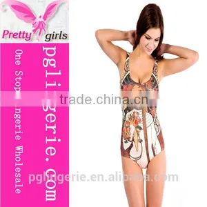 Top Quality Women's Teddy Lingerie, Latex Teddy Lingerie thumbnail-1