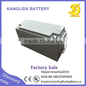 Kanglida 12v150ah Agm/gel Inverte Battery Solar Panels for Home thumbnail-2