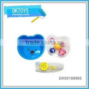 5 Pcs Cartoon Soft Rotocast Toy Set Rotocasting Vinyl Toy With Bowl thumbnail-1