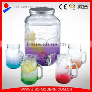 Glass Beverage Dispenser / Glass Juice Jars thumbnail-1
