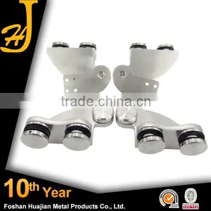New Arrival Steel Construction Frameless Wall Mount Glass Door Hardware thumbnail-1