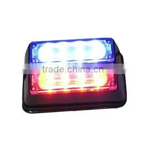 8 LED GRILL LIGHT BEACON EMERGENCY WARNING FLASHING LIGHT 12V/24V LINEAR Warning Strobe Lighthead LTDG2-41B thumbnail-2