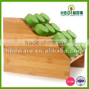 Buy Glass Spice Set With Bamboo Rack ,spices Glass Container Set,candle Jars Wholesale thumbnail-4