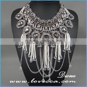 New Fashon Women Exaggerate Trendy Bohemian Bib Collar Jewelry Factory Direct Necklace thumbnail-1