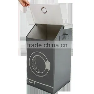 Cardboard Storage Fabric Laundry Basket thumbnail-2
