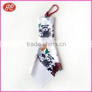 New Design Digital Printing Microfiber Mobile Phone Clean Cloth Key Chain thumbnail-4