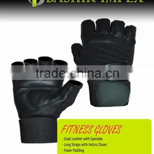 HEAVY DUTY LEATHER WEIGHTLIFTING GLOVES thumbnail-1