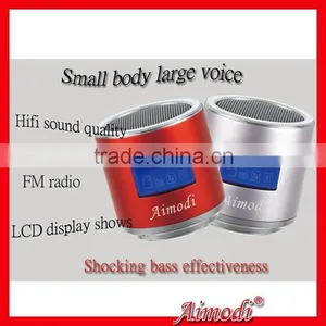 2015 Manufacturer Tablet Usb Mini Radio Speaker With High Power,alarm Clock Mini Speaker thumbnail-1