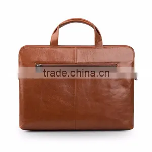 Fashion Men/Lady Genuine Leather Shoulder Messenger Bag Handbag Bag for Macbook Laptop thumbnail-4