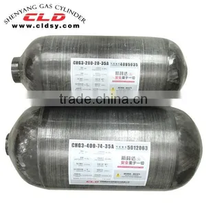 Hydrogen Gas Tank 2016 Model, High Pressure Hydrogen Gas Cylinder, 70MPa, 35PMa, Carbon Fiber Fully Wrapped thumbnail-1