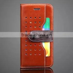 OEM pu Mobile Phone Case Wallet With Nice Design thumbnail-5