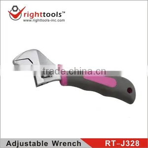 RIGHTTOOLS RT-J328 Professional Quality CARBON STEEL Adjustable SPANNER Wrench thumbnail-1