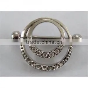 2014 Fashion Body Piercing Jewelry-316l Surgical Steel Nipple Rings thumbnail-1