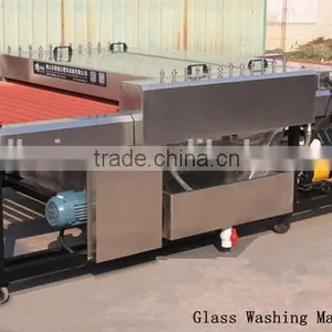 FoShan Machine !!HeyMa Glass Washing Machine 1800mm Horizontal Glass Dry Cleaning Machine thumbnail-1