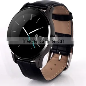 Wholesale MTK2502C Round IPS Touch Screen Smartwatch K88H Bluetooth Camera Watch With Sim Card and Heart Rate Monitor thumbnail-3