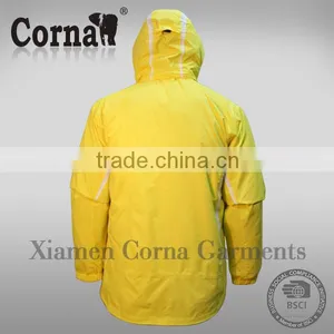New Fashion Design Yellow Waterproof Professional Ski Suits thumbnail-3