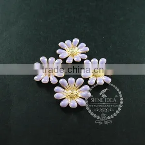 18mm Purple Flower Cabochon Setting Pendant Charm DIY Supplies Findings 1800145 thumbnail-3