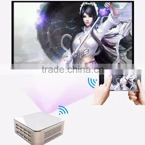 4 Core Cpu Build in Speakers Dlp Link 3d Home Theater 4K Full hd 3d Led Projector thumbnail-2