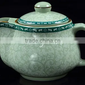 Tang Cao Tang Dynasty Flower Design Ceramic Tea Pot thumbnail-3