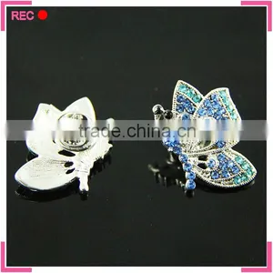 Cheap Butterfly Lapel Pins, Souvenir Lapel Pins With Butterfly Clasp thumbnail-1
