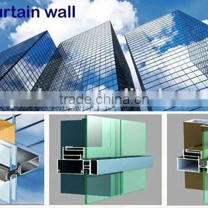 6000 Series Aluminium Extrusion Profile for Elegant Curtain Wall With Good Quality/aluminium Curtain Wall Profile thumbnail-6