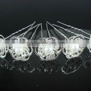 HP209 Flower Indian Bridal Decorative Hair Pin thumbnail-2