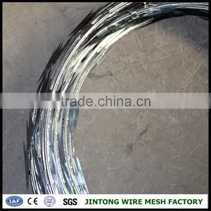 Stainless Steel 304 Material Barbed Wire Razor Wire Fencing Price for Prison thumbnail-1