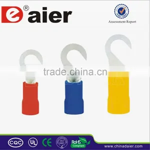 Hooked Pre-Insulating HV Series Electrical Cable Crimp Lug thumbnail-1