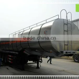 100m3 Semi-trailer With Stainless Steel for Liquide Transport thumbnail-1
