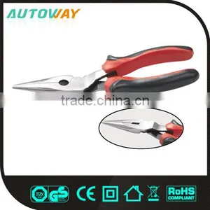 8" High Leverage Bent Body Long Nose Plier thumbnail-1