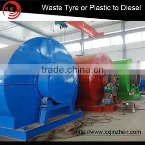 2016 New Design Waste Tyre Rubber Recycling Plant/ Tire Recycle Oil Pyrolysis Plant thumbnail-3