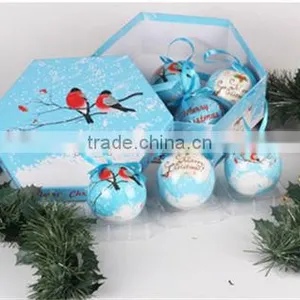 Different Design and Color Christmas Balls for Christmas Tree / 4 Color Printing Christmas Ball / LED Plastic Christmas Ball thumbnail-1