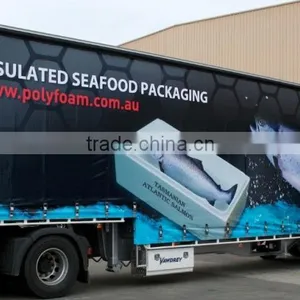 40 ft Container Type Trailer Truck Side Curtain Cargo thumbnail-5