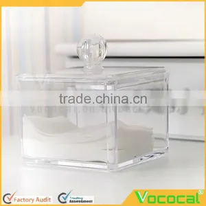 Clear Acrylic Multifunctional Home Office Desk Makeup Jewelry Organizer Storage Box Holder Container With Lid thumbnail-5
