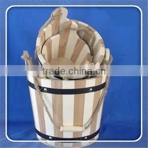 Wholesale Top Grade Antique Wooden Rice Bucket thumbnail-2