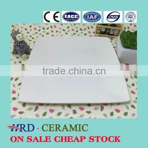 Stocked Ceramic Porcelain Plate Wholesale Serving Dishes for Daily Used thumbnail-1