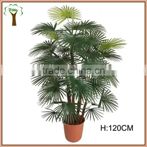 Potted Mini Fake Fan Palm Tree Hot Sale to Abroad thumbnail-1
