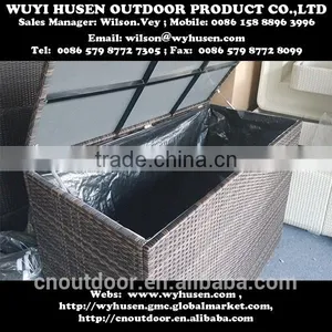 2015 MOST POPULAR CUSHION BOX WITH NEW DESIGN, WICKER BOX, GARDEN RATTAN BOX . thumbnail-4
