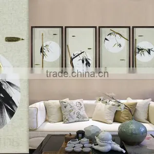 Framed Handmade Gold Ledf Bamboo Home Goods Wall Art thumbnail-5