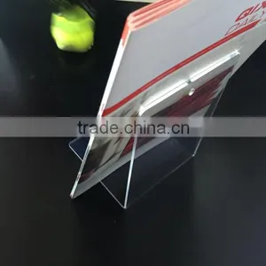 Wholesale Custom Handmade Clear Acrylic Acrylic Book Stand thumbnail-5