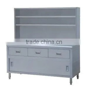 Stainless Steel Kitchen Cabinet With Shelve. thumbnail-1