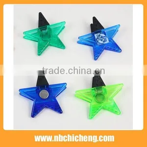 Colorful Plastic Cheap Star Shape Magnetic Clip thumbnail-1