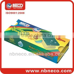 Scrubber Sponge With Scouring Pad thumbnail-2