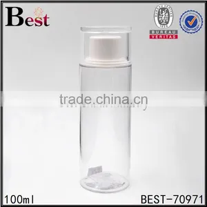 100ml Clear PETG Lotion Bottle Pump High Grade Wave Shape Lotion Bottle Pump thumbnail-6